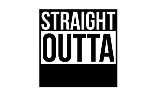 Straight Outta Decal