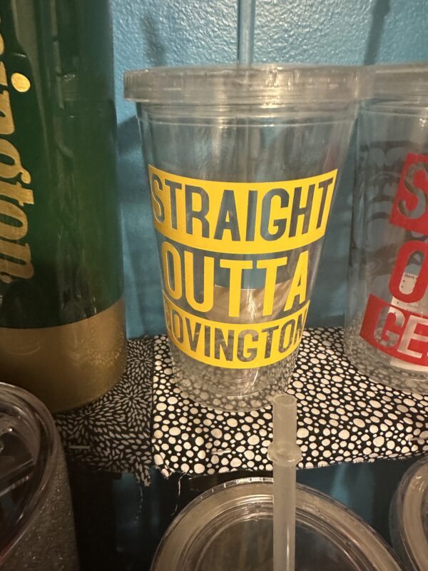 16oz Clear Tumbler - Straight Outta Covington