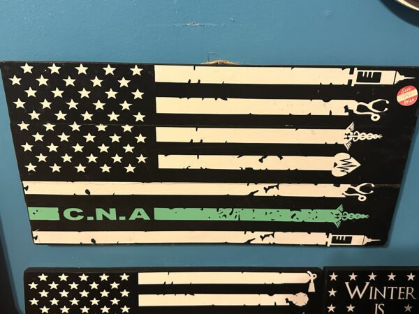 Wooden Flag - CNA