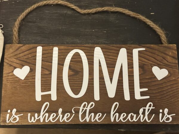 Wood Sign - Home