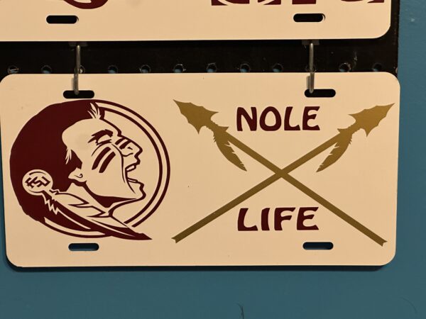 License Plate - Nole Life