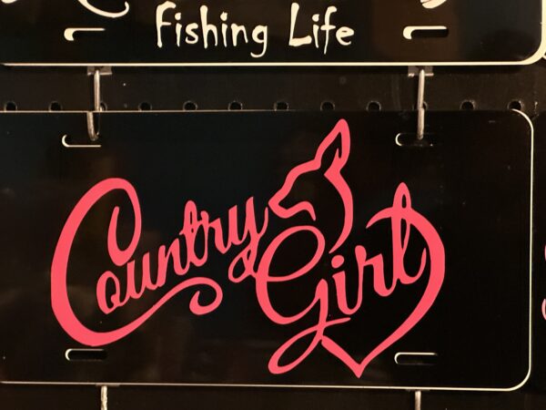 License Plate - Country Girl