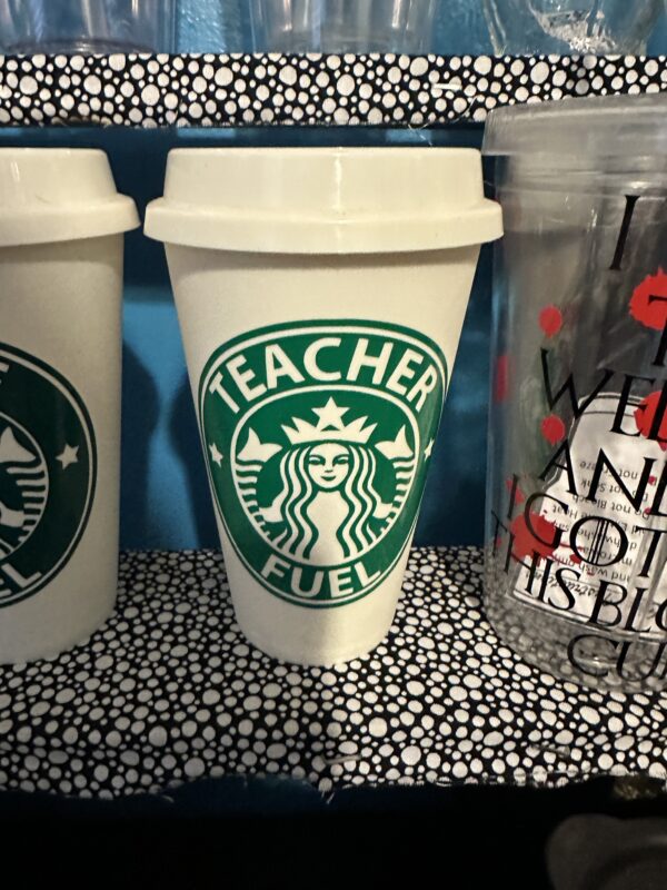 16oz Starbucks cup - Teacher Fuel