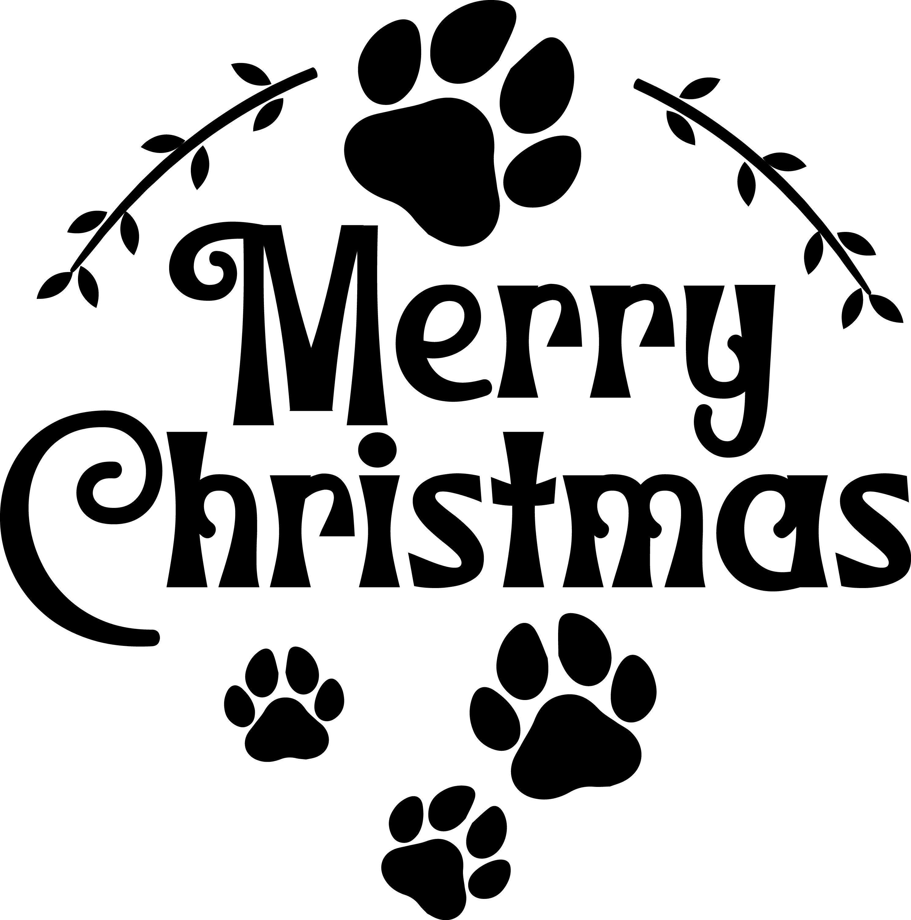 Merry Christmas (Dog)