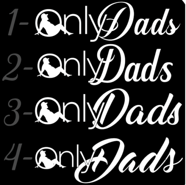 Only Dads Vinyl Decal (One Color)