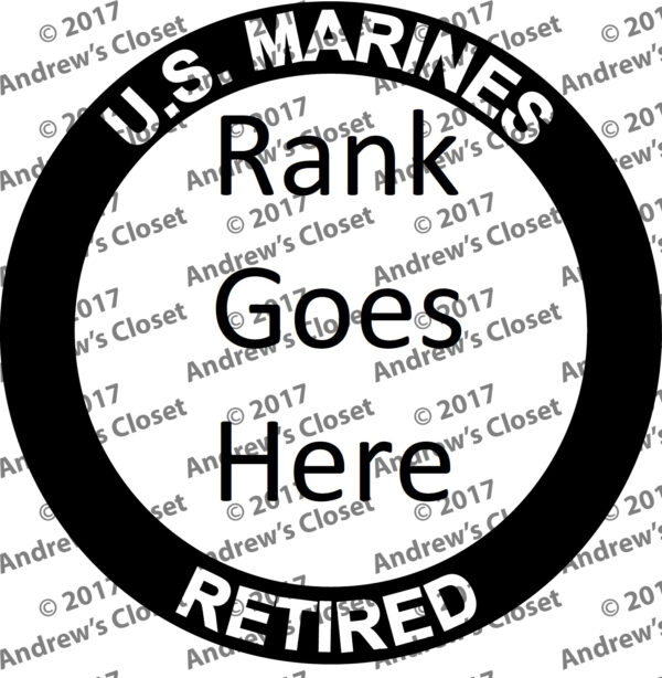 US Marines Retirement Logo