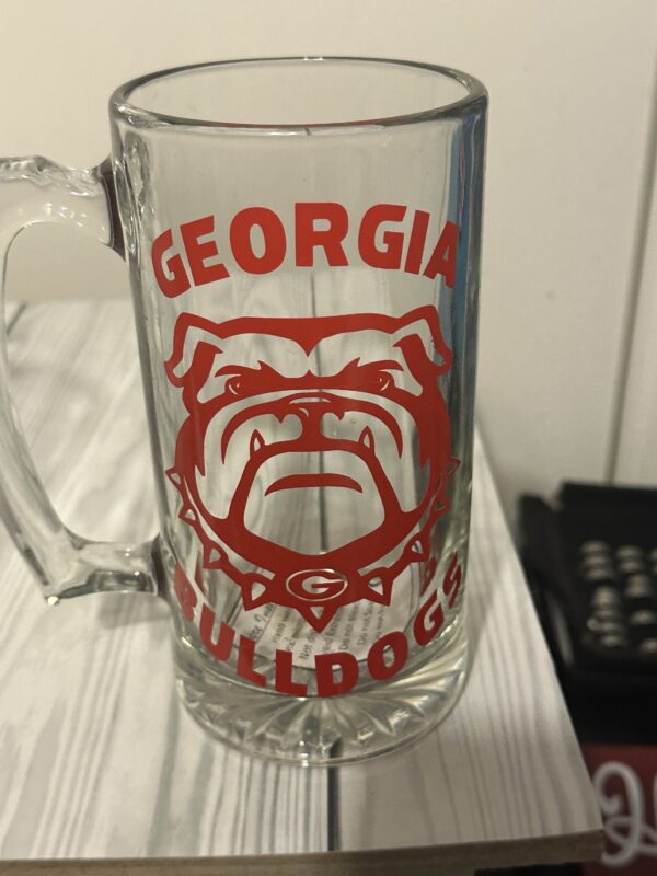 Beer Mug - UGA Bulldogs (Red)