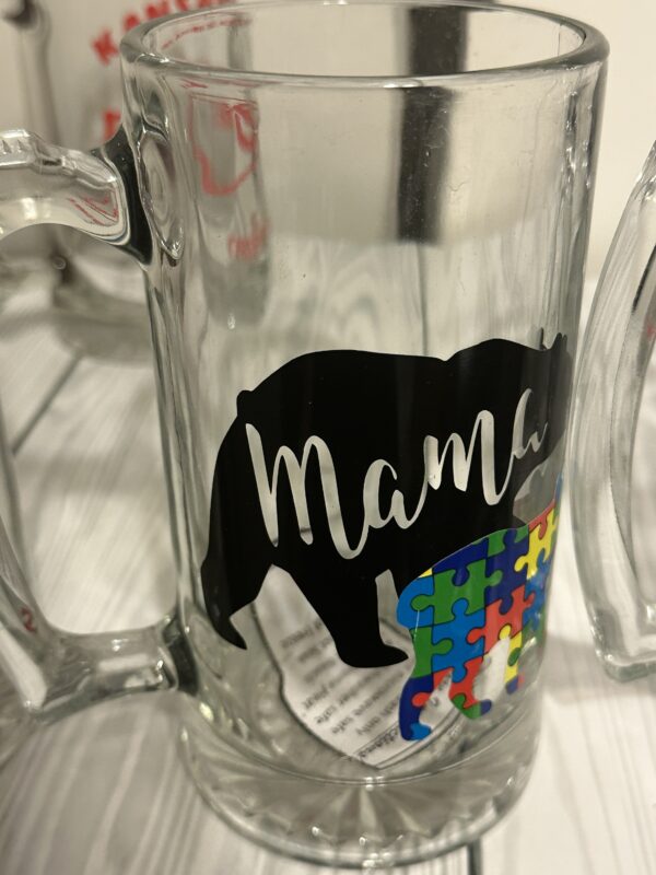 Beer Mug - Mama Bear Autism Mug